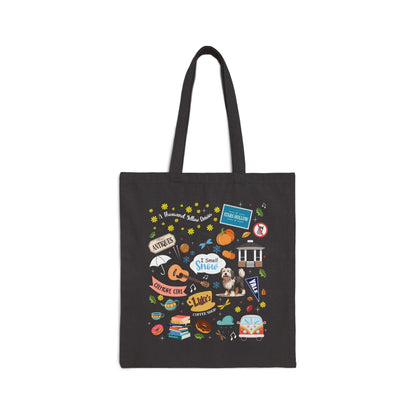 Gilmore Girls Collage Cotton Canvas Tote Bag - Awfullynerdy.co