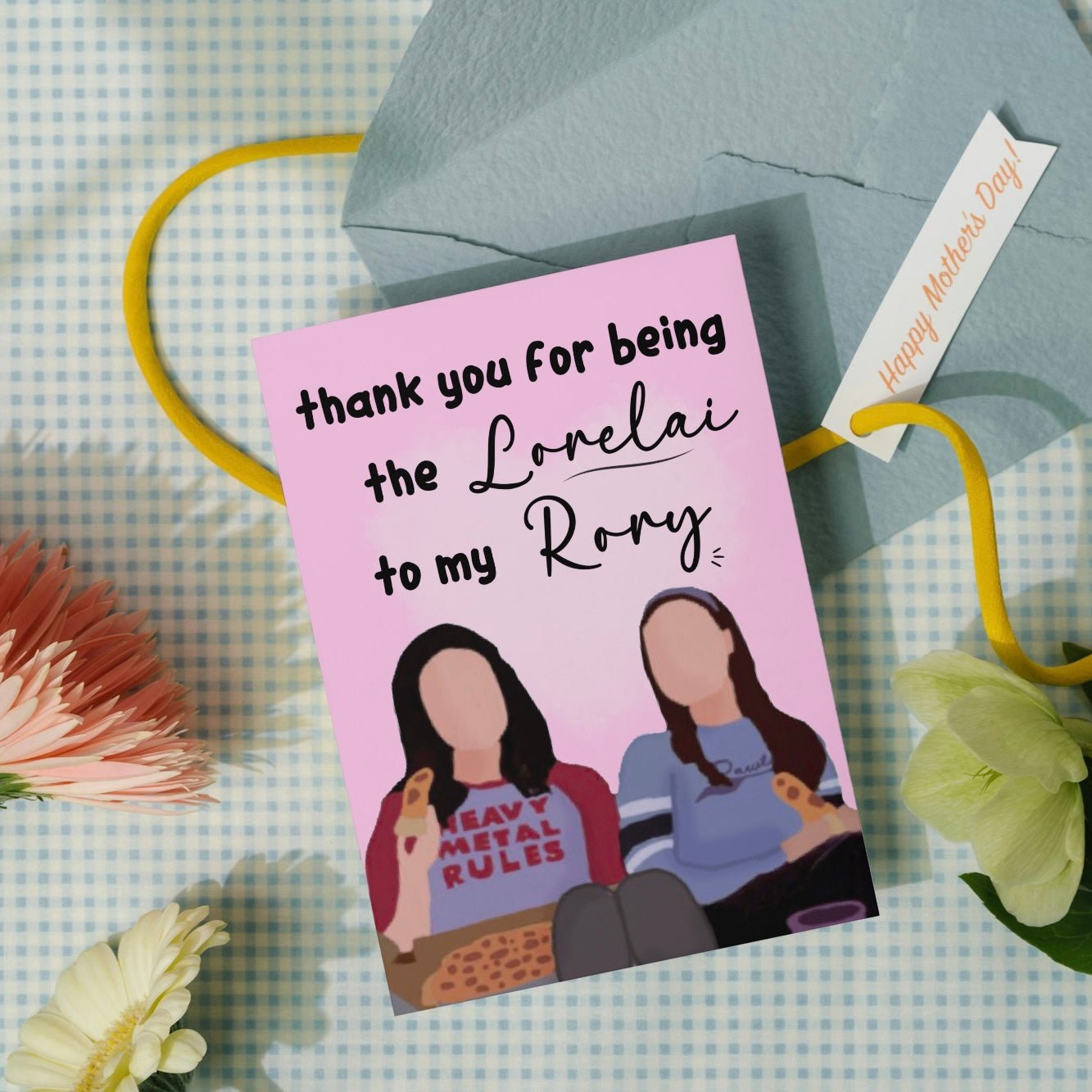 Gilmore Girls Lorelai and Rory Greeting Card - Awfullynerdy.co