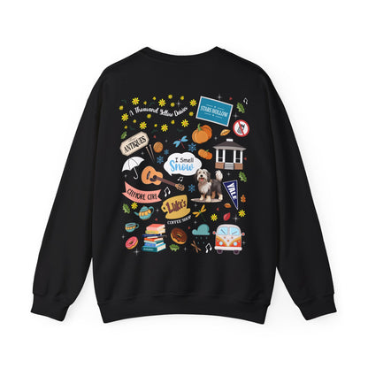 Gilmore Girls Stars Hollow Collage Heavy Blend™ Crewneck Sweatshirt - Awfullynerdy.co