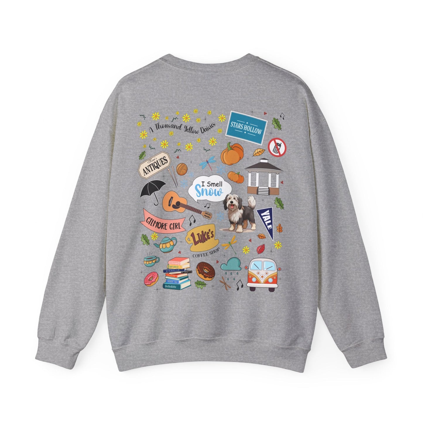 Gilmore Girls Stars Hollow Collage Heavy Blend™ Crewneck Sweatshirt - Awfullynerdy.co