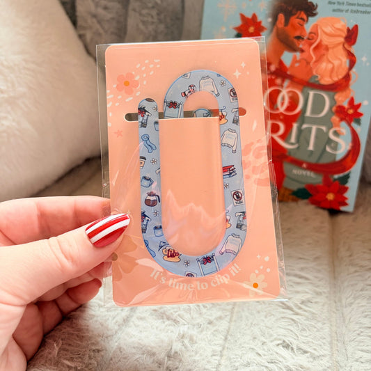 Gilmore Girls Winter Jumbo Acrylic Paperclip Sublimated Bookmark – Bookish Page Holder - Awfullynerdy.co