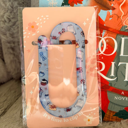 Gilmore Girls Winter Jumbo Acrylic Paperclip Sublimated Bookmark – Bookish Page Holder - Awfullynerdy.co