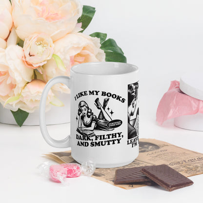 Girls Who Read Smut White Glossy Mug - Awfullynerdy.co