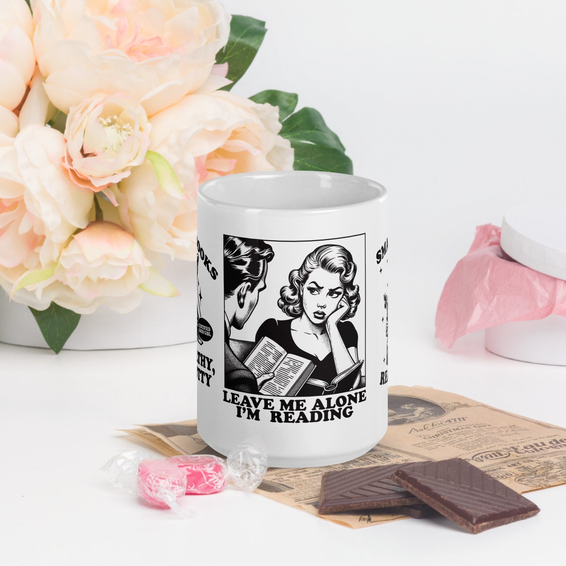 Girls Who Read Smut White Glossy Mug - Awfullynerdy.co