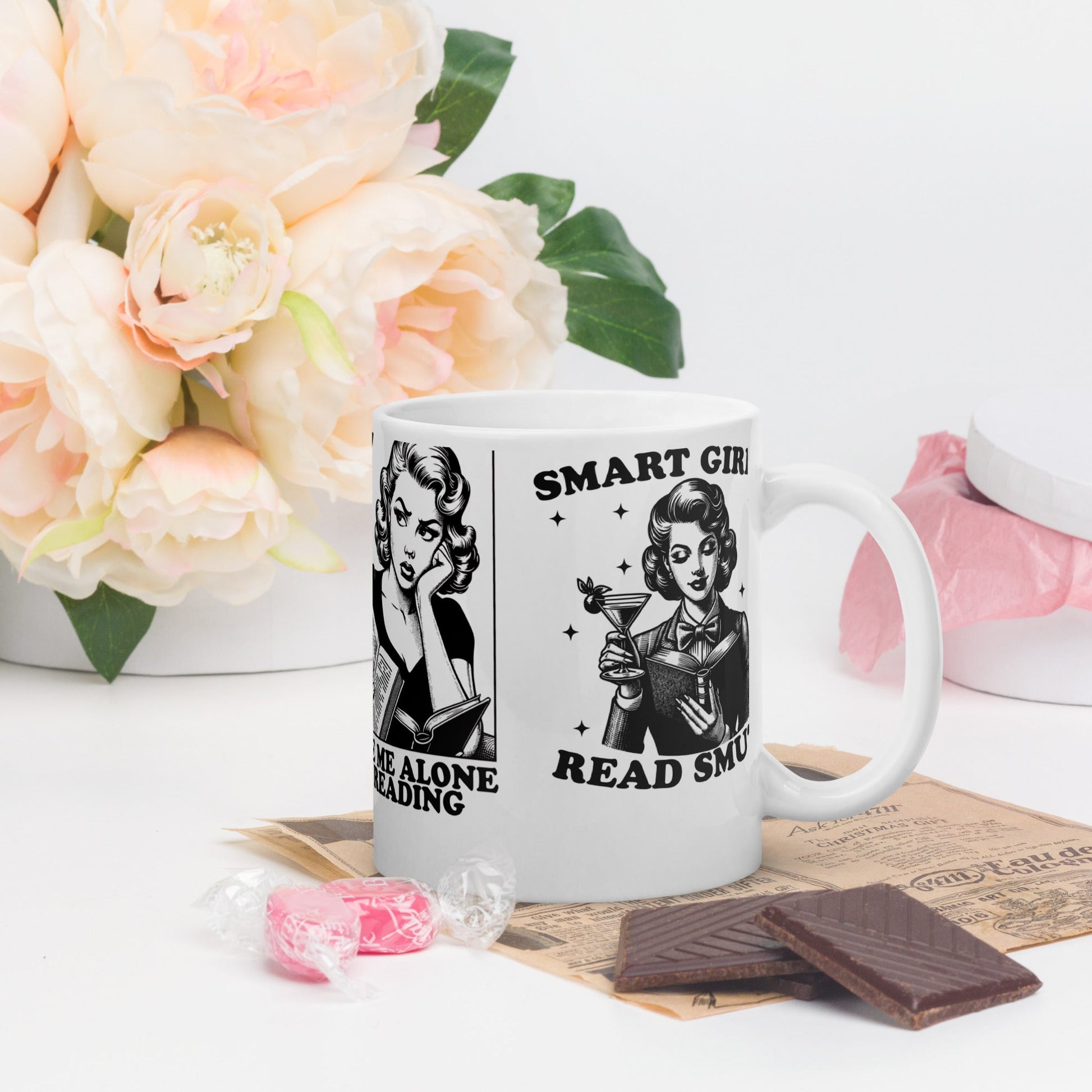 Girls Who Read Smut White Glossy Mug - Awfullynerdy.co