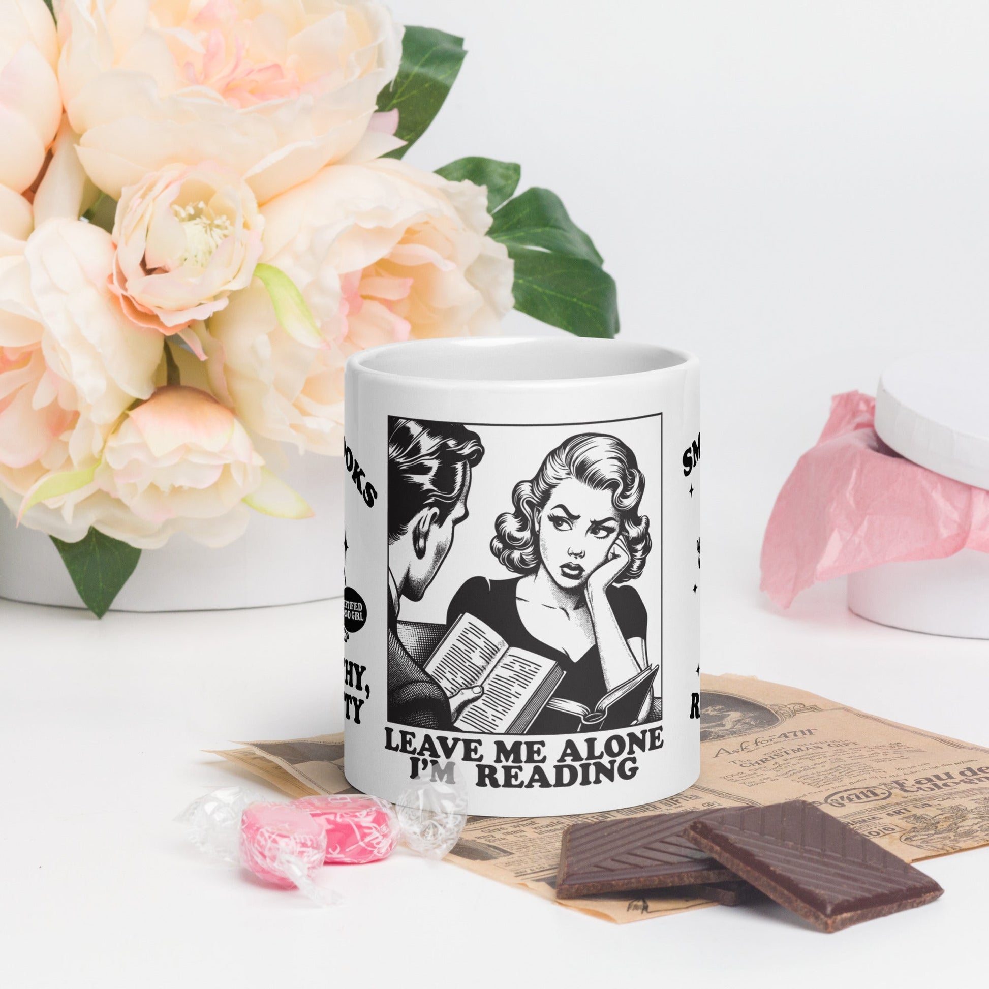 Girls Who Read Smut White Glossy Mug - Awfullynerdy.co