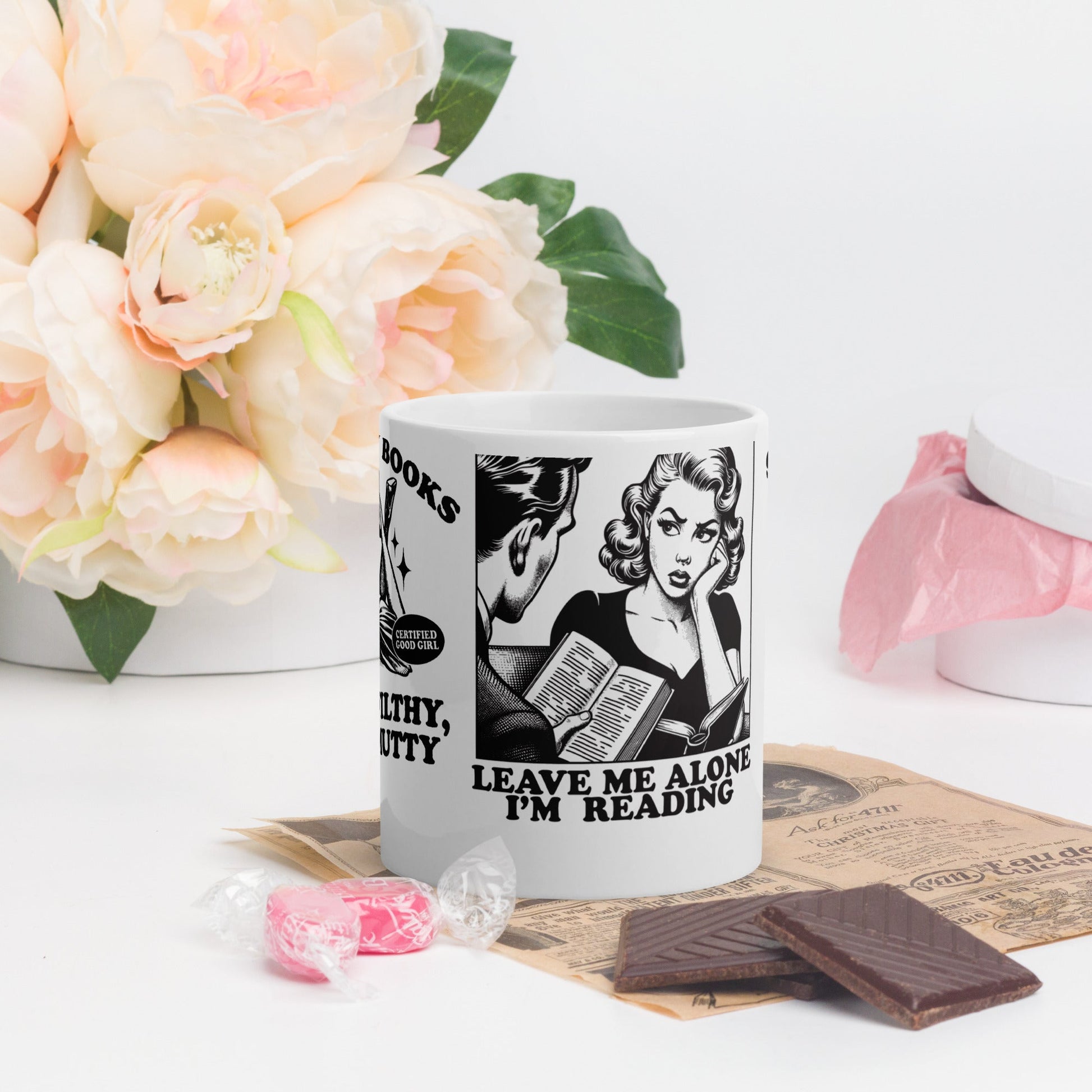 Girls Who Read Smut White Glossy Mug - Awfullynerdy.co