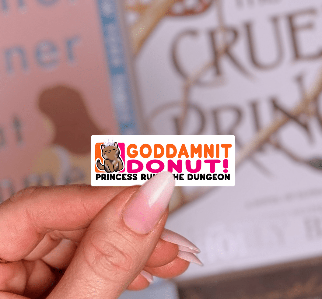 Goddamnit Donut! Laminated Sticker - Awfullynerdy.co