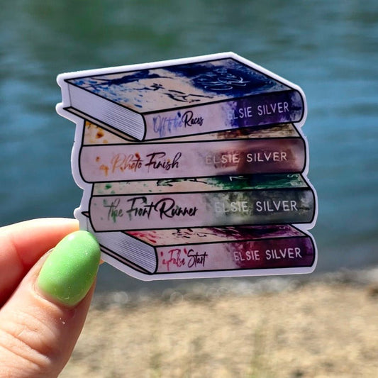 Gold Rush Ranch Series Bookstack Sticker - Awfullynerdy.co