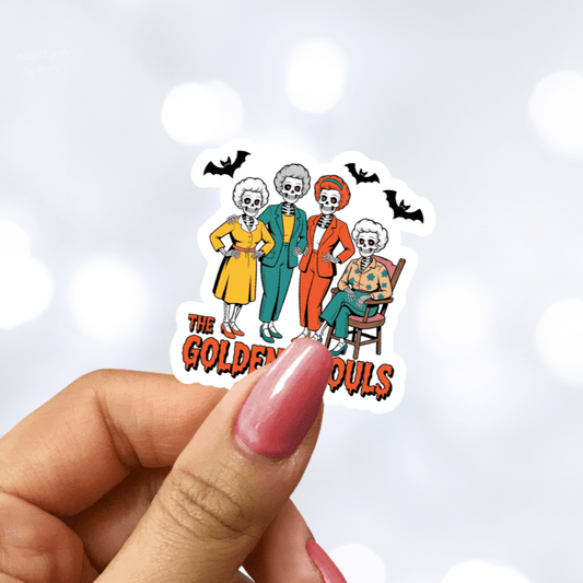 Golden Ghouls Sticker - Awfullynerdy.co