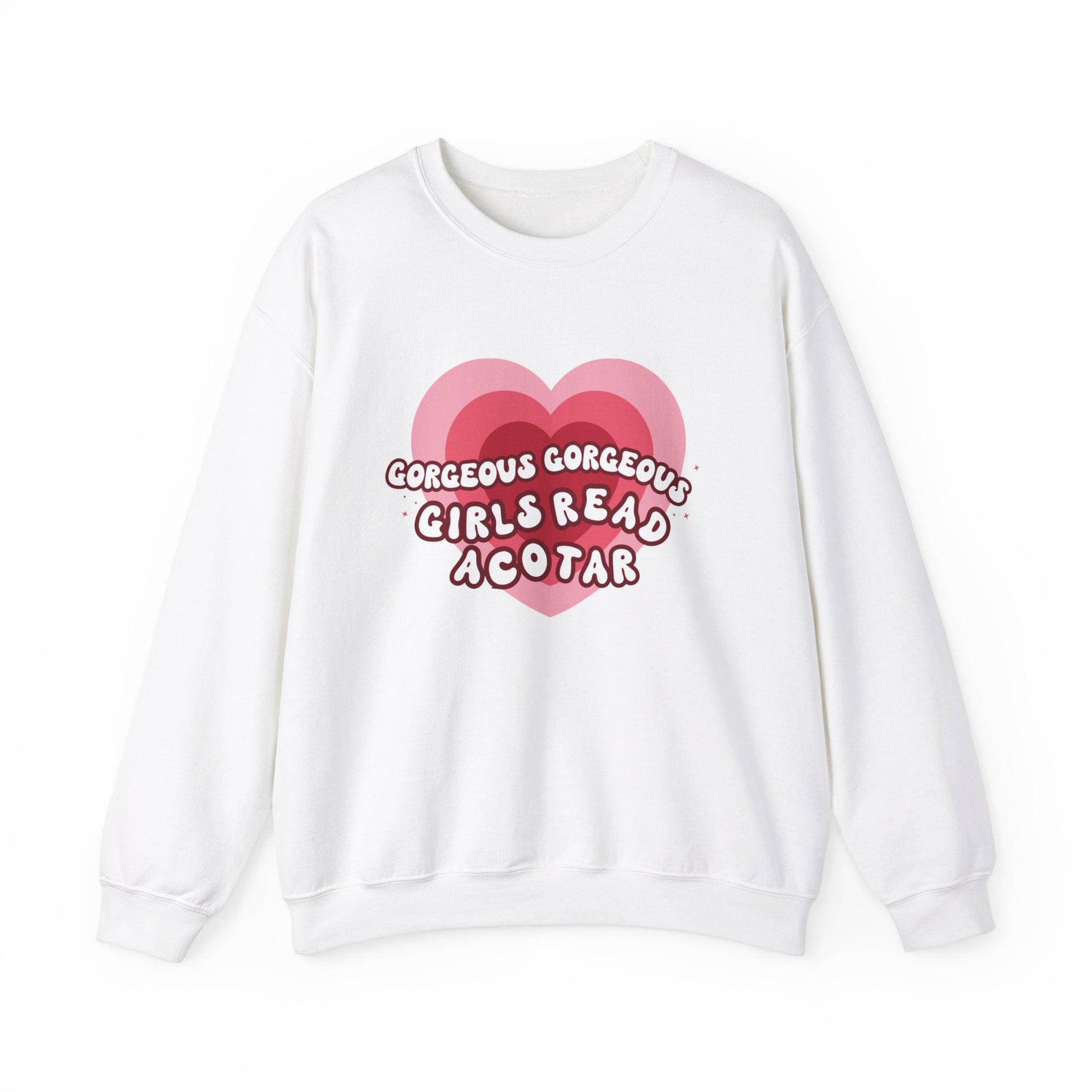 Gorgeous Gorgeous Girls Read ACOTAR Heavy Blend™ Crewneck Sweatshirt - Awfullynerdy.co