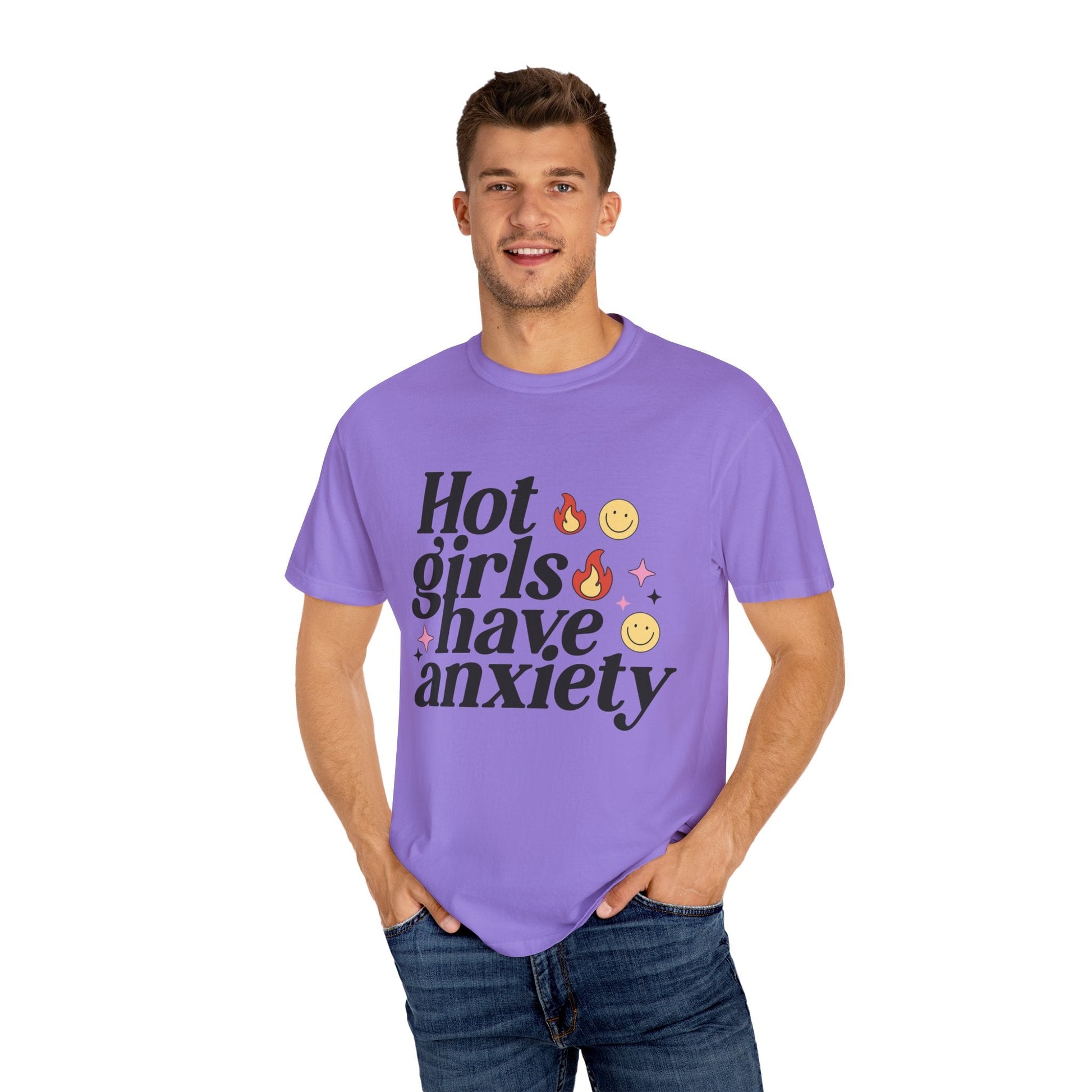 Graphic Tee - Hot Girls Have Anxiety - Awfullynerdy.co