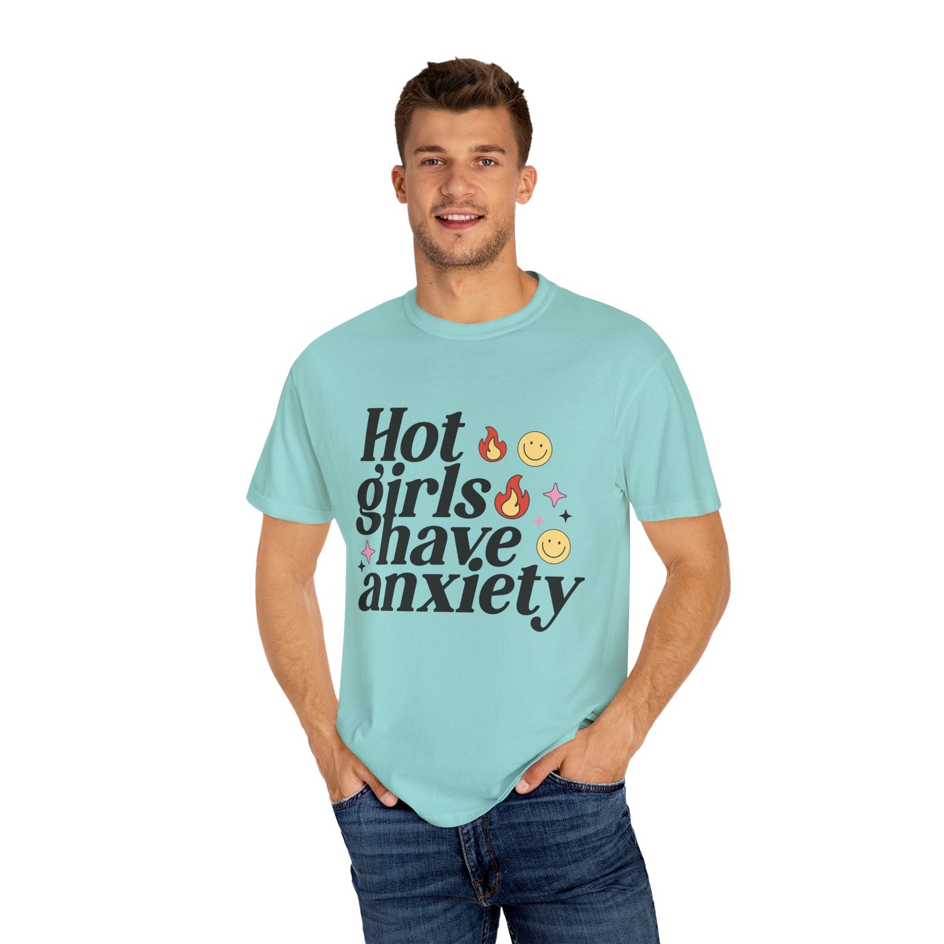 Graphic Tee - Hot Girls Have Anxiety - Awfullynerdy.co
