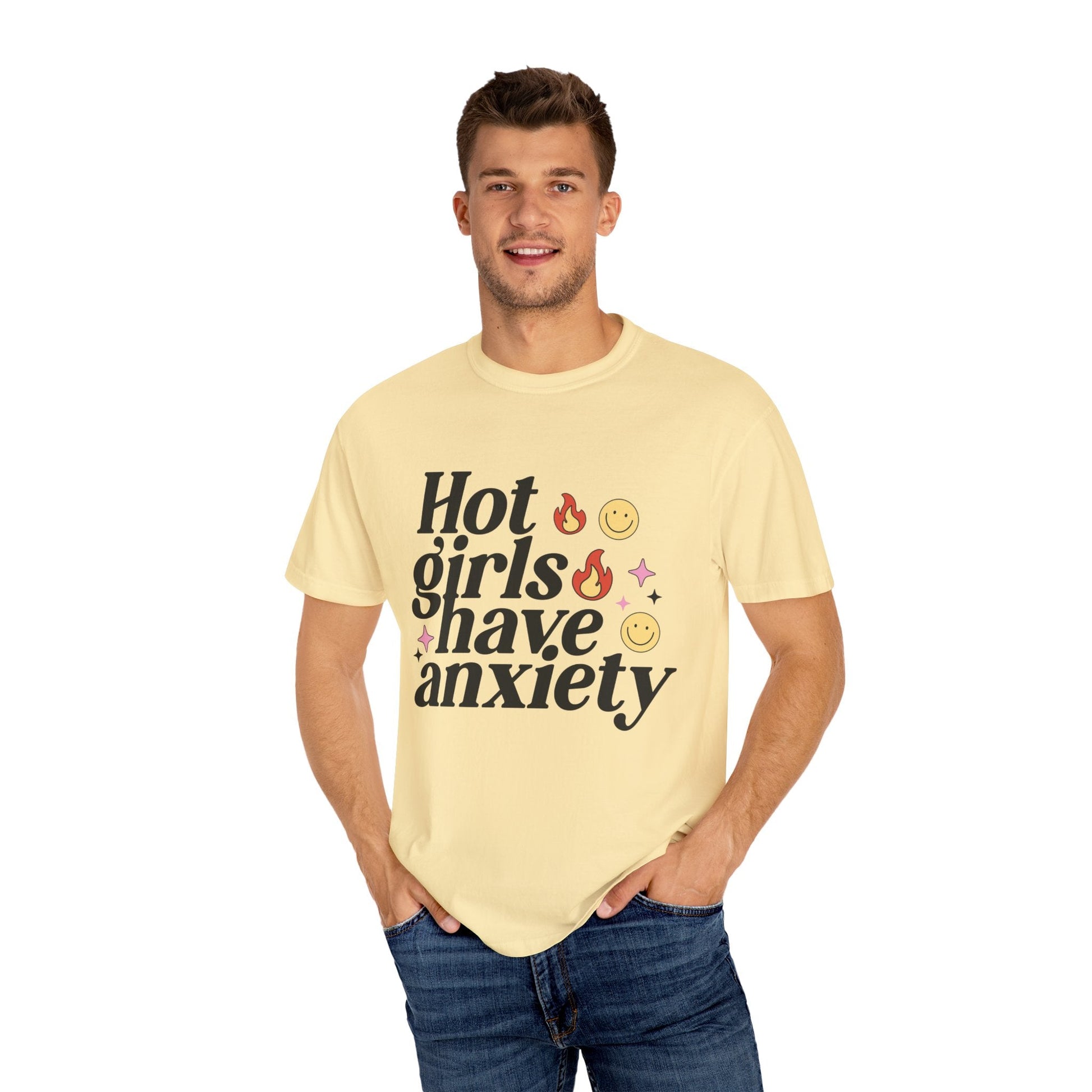 Graphic Tee - Hot Girls Have Anxiety - Awfullynerdy.co