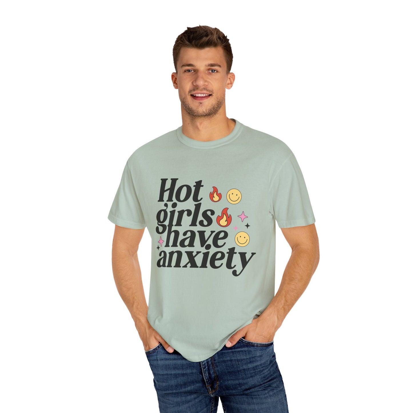 Graphic Tee - Hot Girls Have Anxiety - Awfullynerdy.co