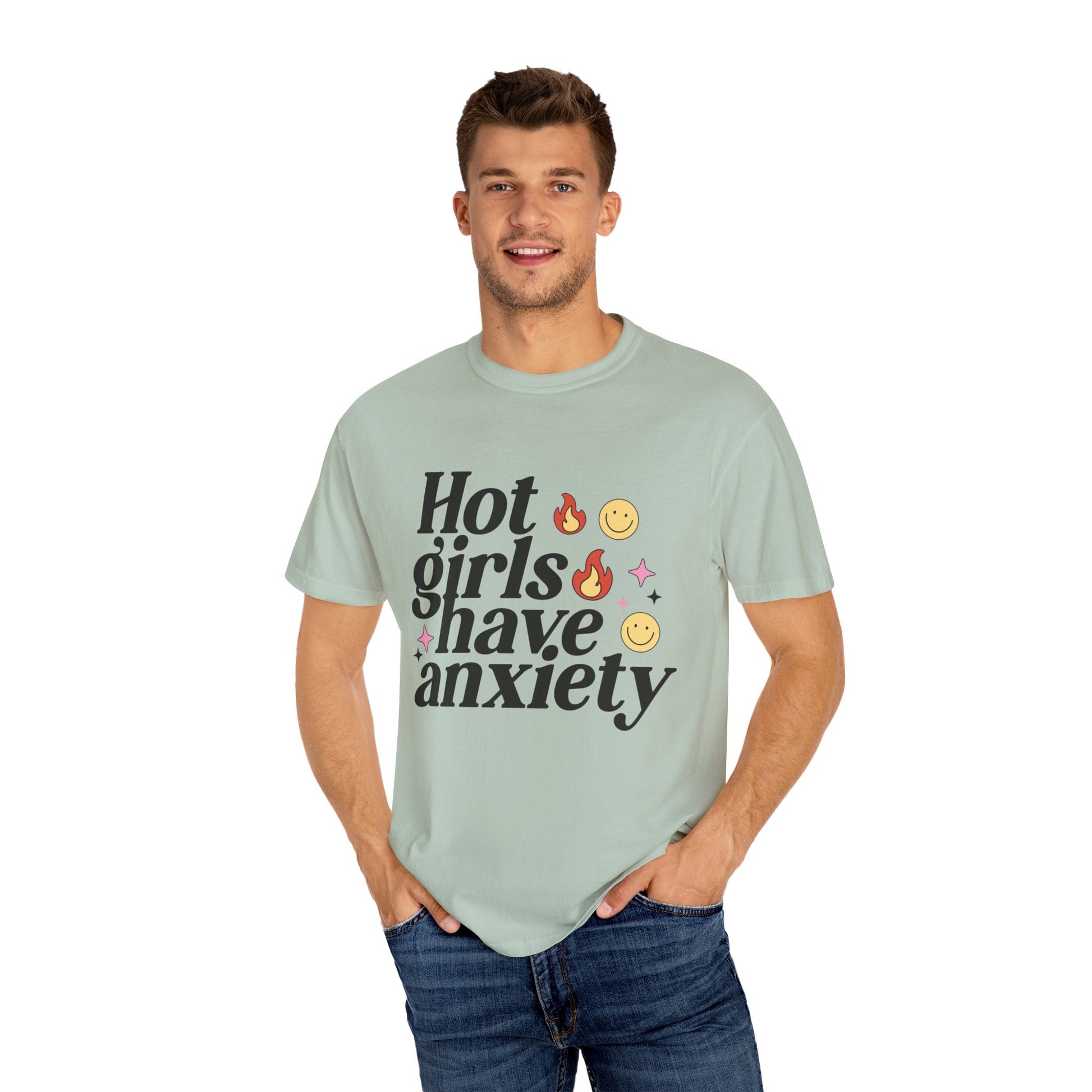 Graphic Tee - Hot Girls Have Anxiety - Awfullynerdy.co