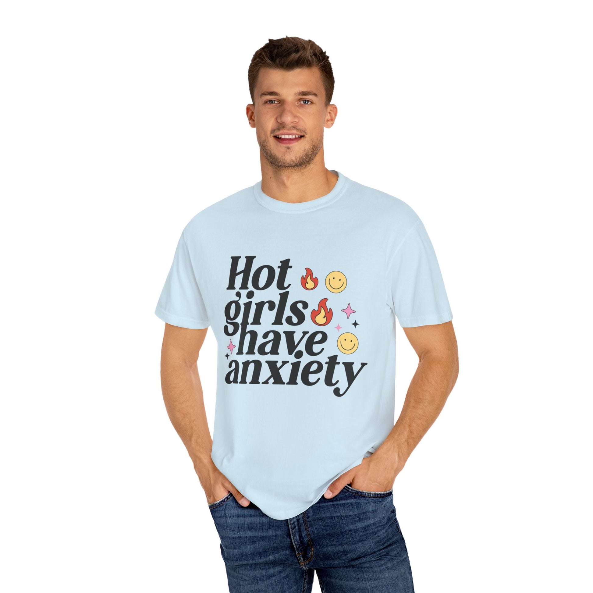 Graphic Tee - Hot Girls Have Anxiety - Awfullynerdy.co