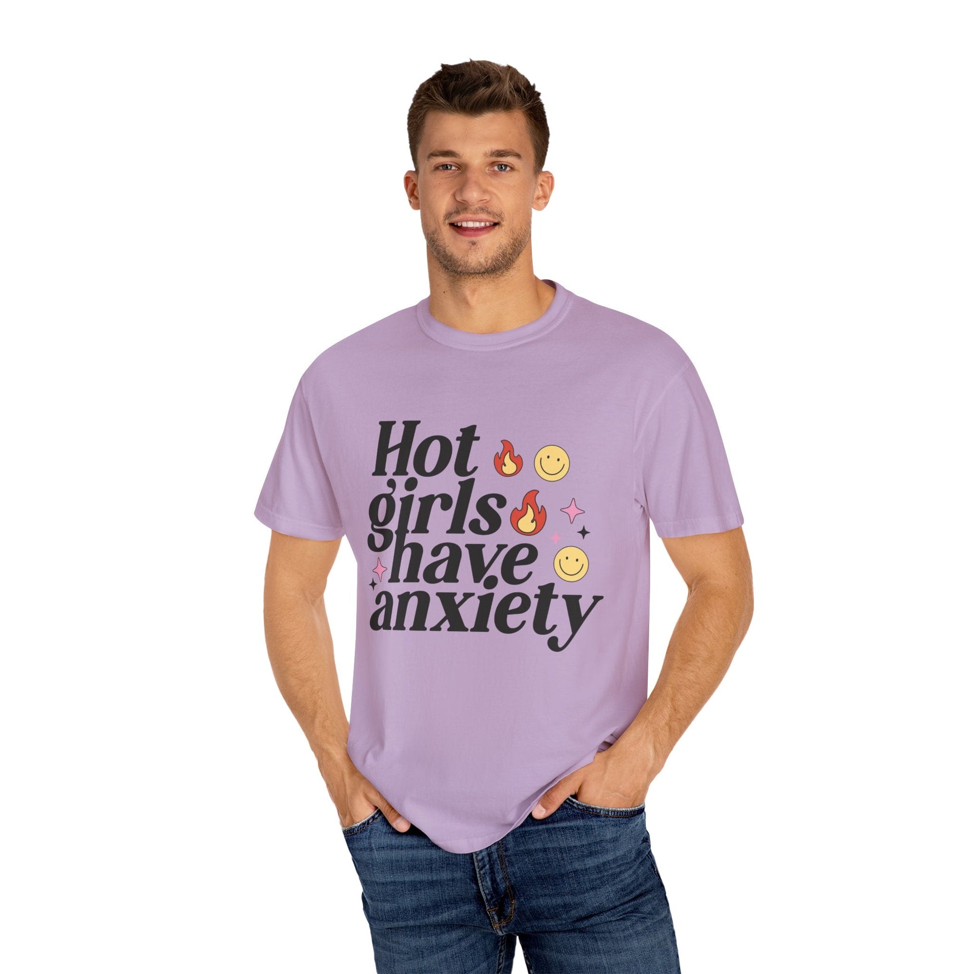 Graphic Tee - Hot Girls Have Anxiety - Awfullynerdy.co