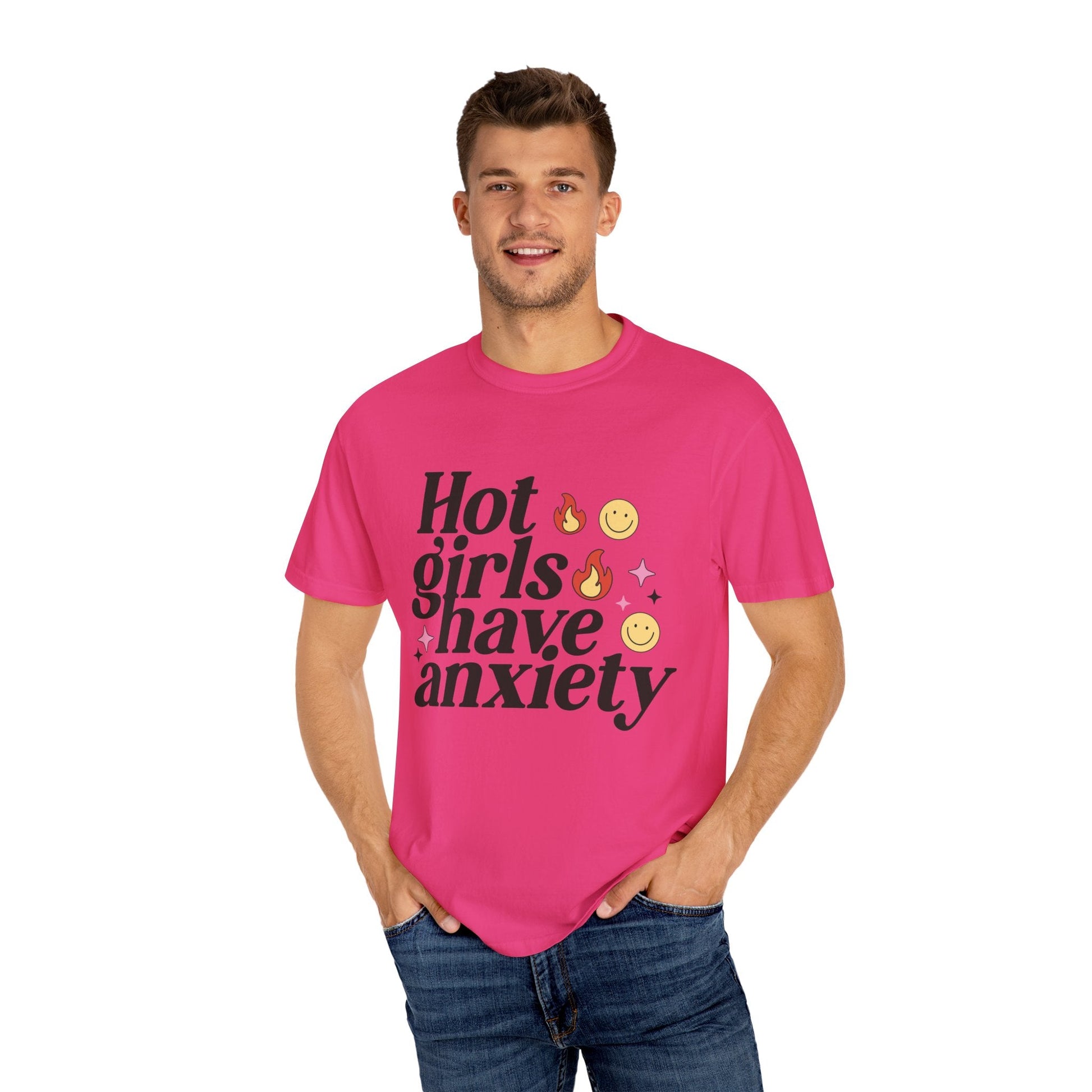 Graphic Tee - Hot Girls Have Anxiety - Awfullynerdy.co