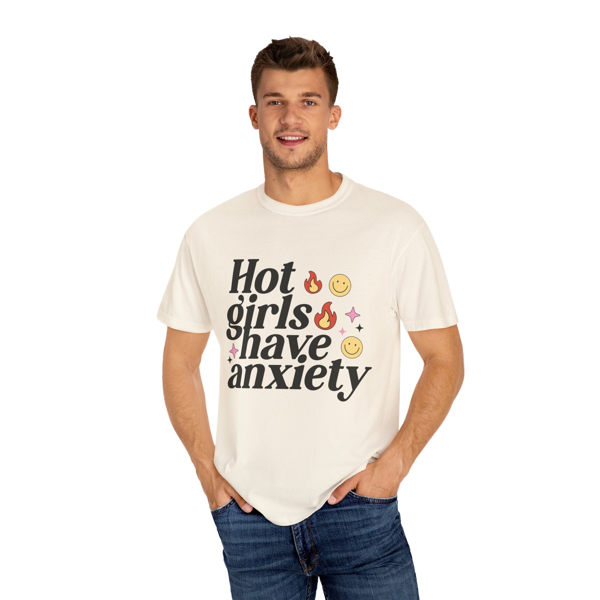 Graphic Tee - Hot Girls Have Anxiety - Awfullynerdy.co