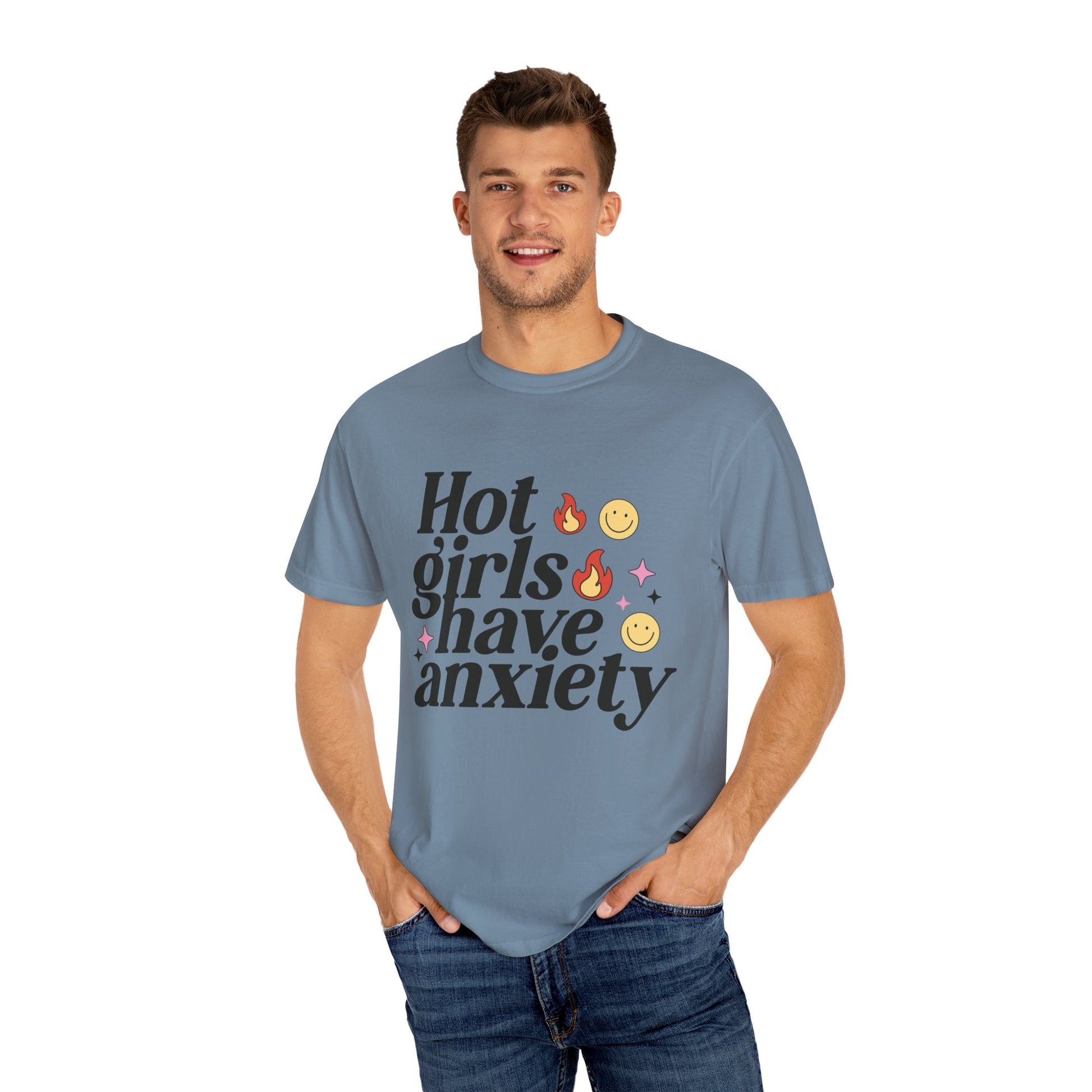 Graphic Tee - Hot Girls Have Anxiety - Awfullynerdy.co