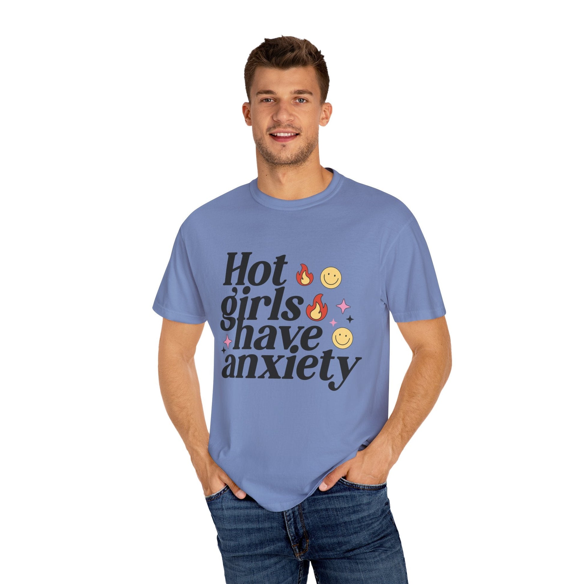Graphic Tee - Hot Girls Have Anxiety - Awfullynerdy.co