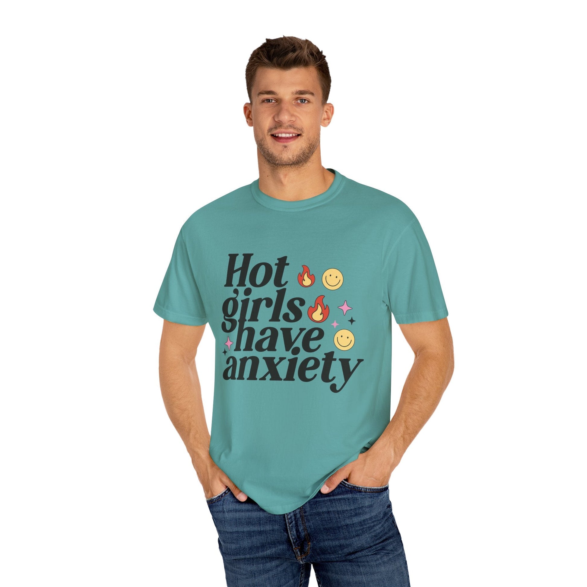 Graphic Tee - Hot Girls Have Anxiety - Awfullynerdy.co