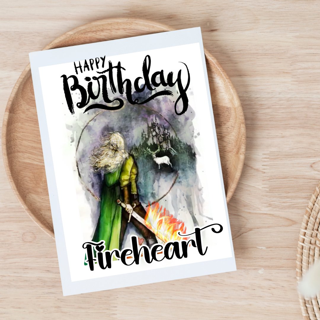 Happy Birthday Fireheart Birthday Card - Awfullynerdy.co