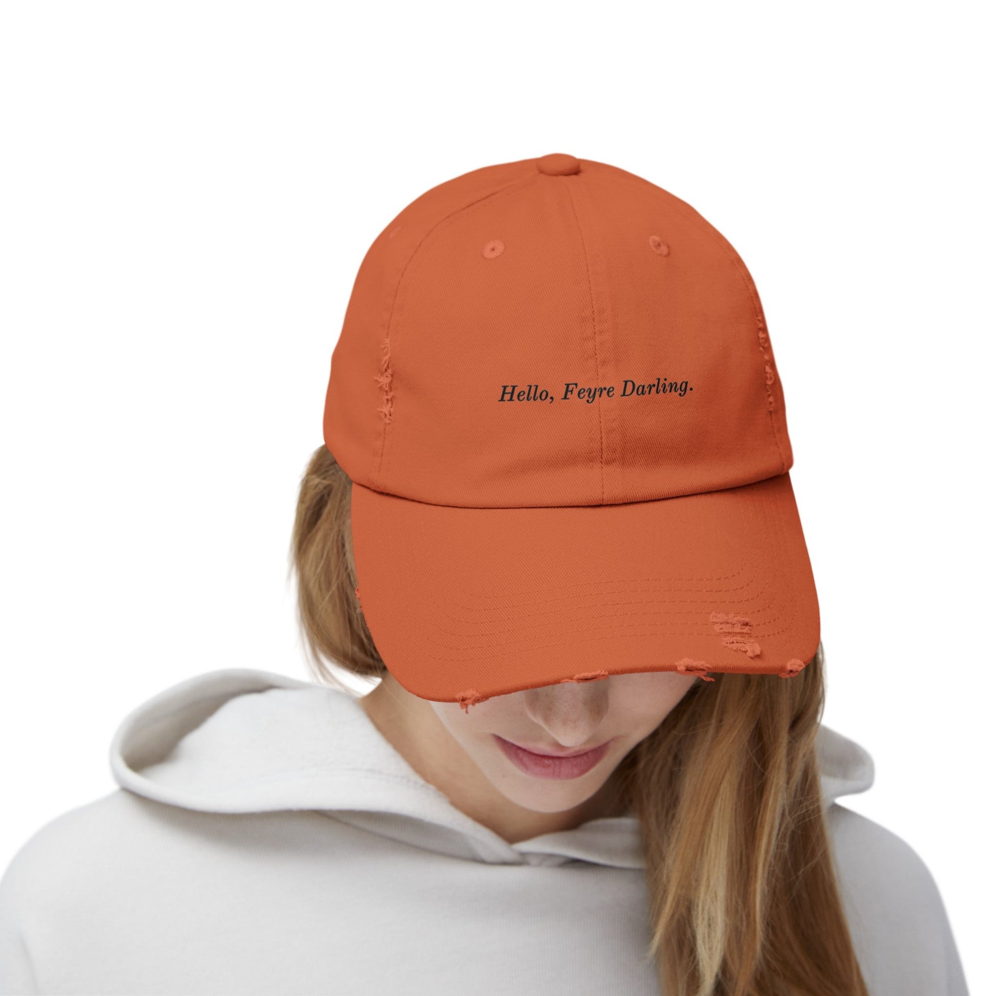 Hello, Feyre Darling Distressed Cap - Awfullynerdy.co