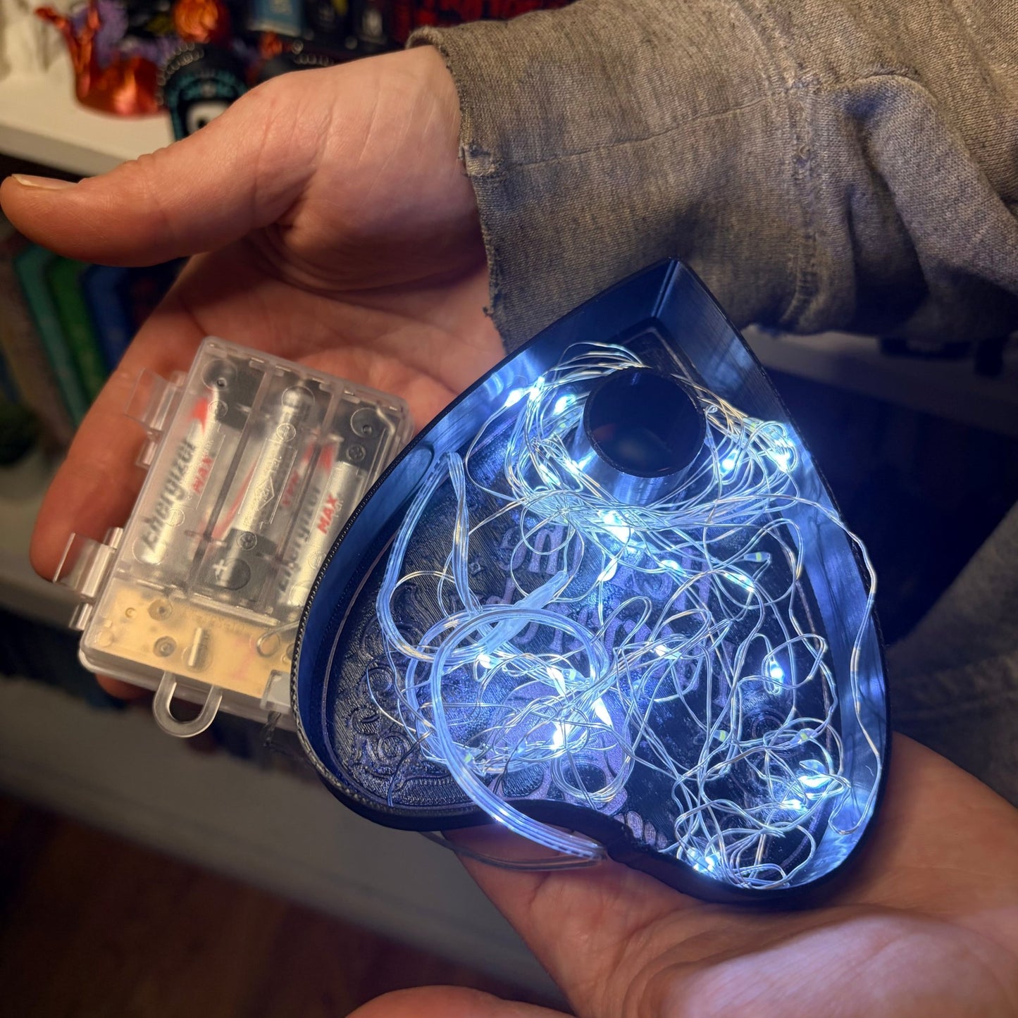 Hex the Patriarchy Light Up Book Nook - Awfullynerdy.co