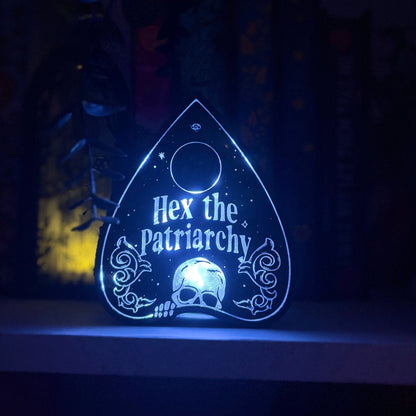 Hex the Patriarchy Light Up Book Nook - Awfullynerdy.co