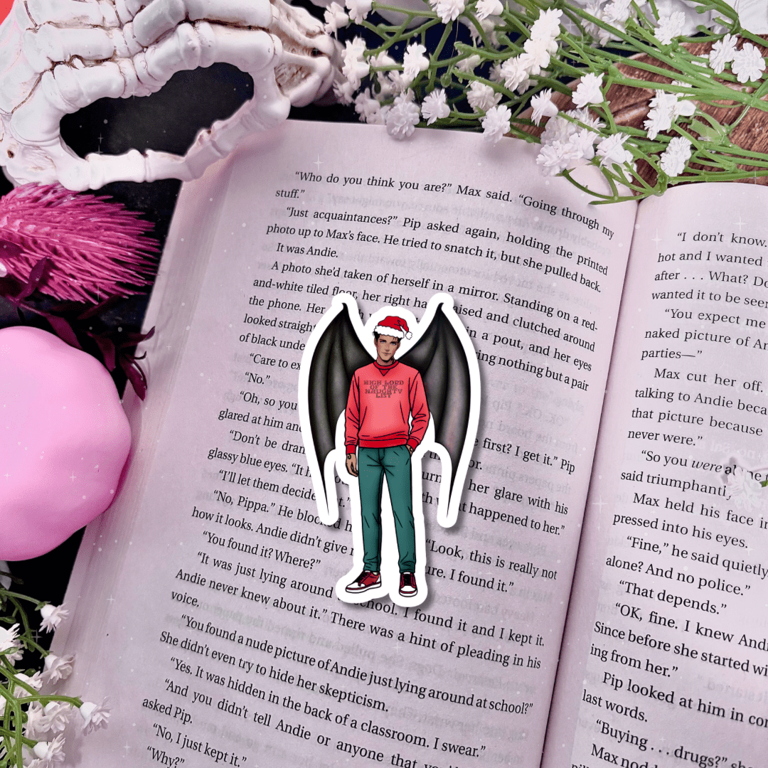 High Lord of The Naughty List Hand Drawn Sticker - Awfullynerdy.co