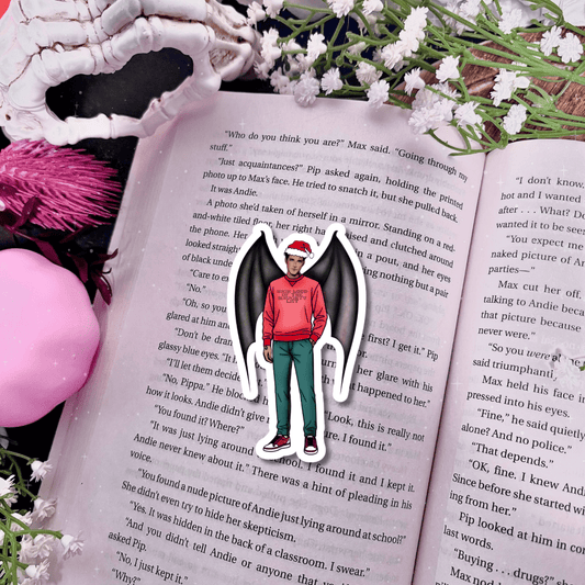 High Lord of The Naughty List Hand Drawn Sticker - Awfullynerdy.co