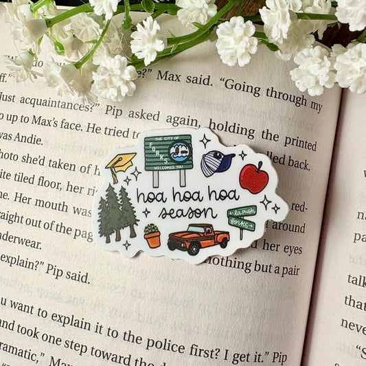 Hoa Hoa Hoa Season Symbols 2 inch Matte Sticker - Awfullynerdy.co