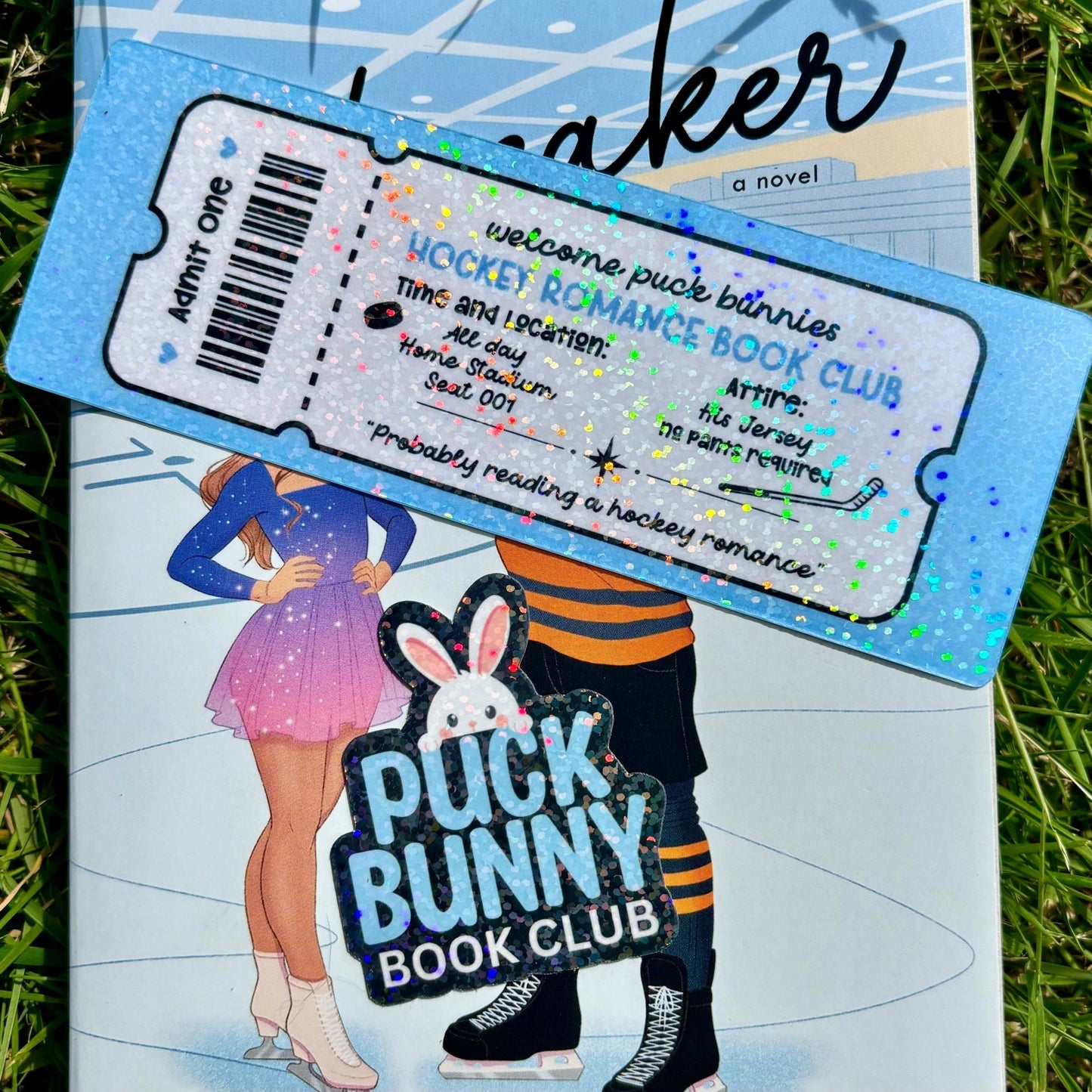 Hockey Romance Book Club Cardstock Bookmark - Awfullynerdy.co