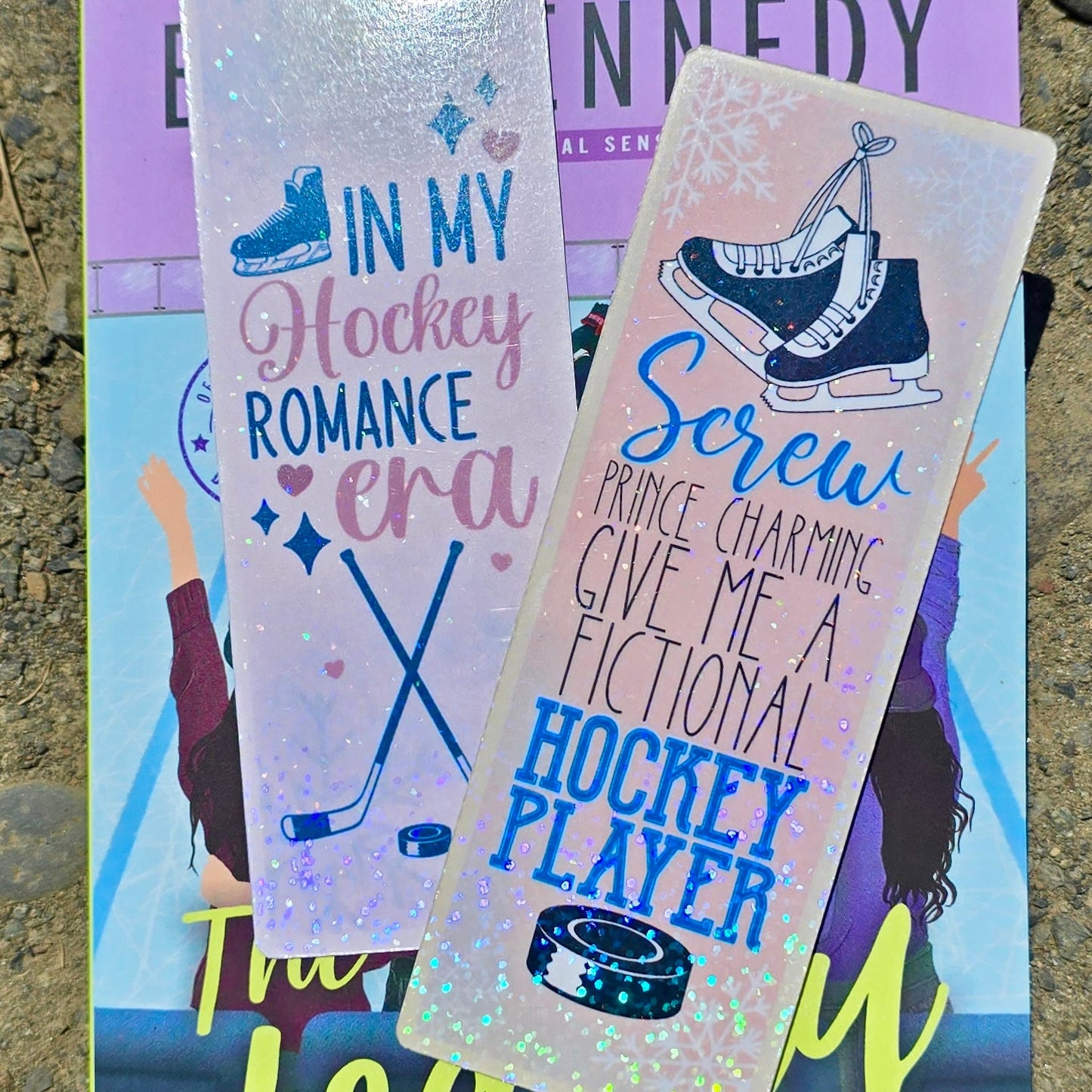 Hockey Romance Cardstock Bookmark Bundle - Awfullynerdy.co