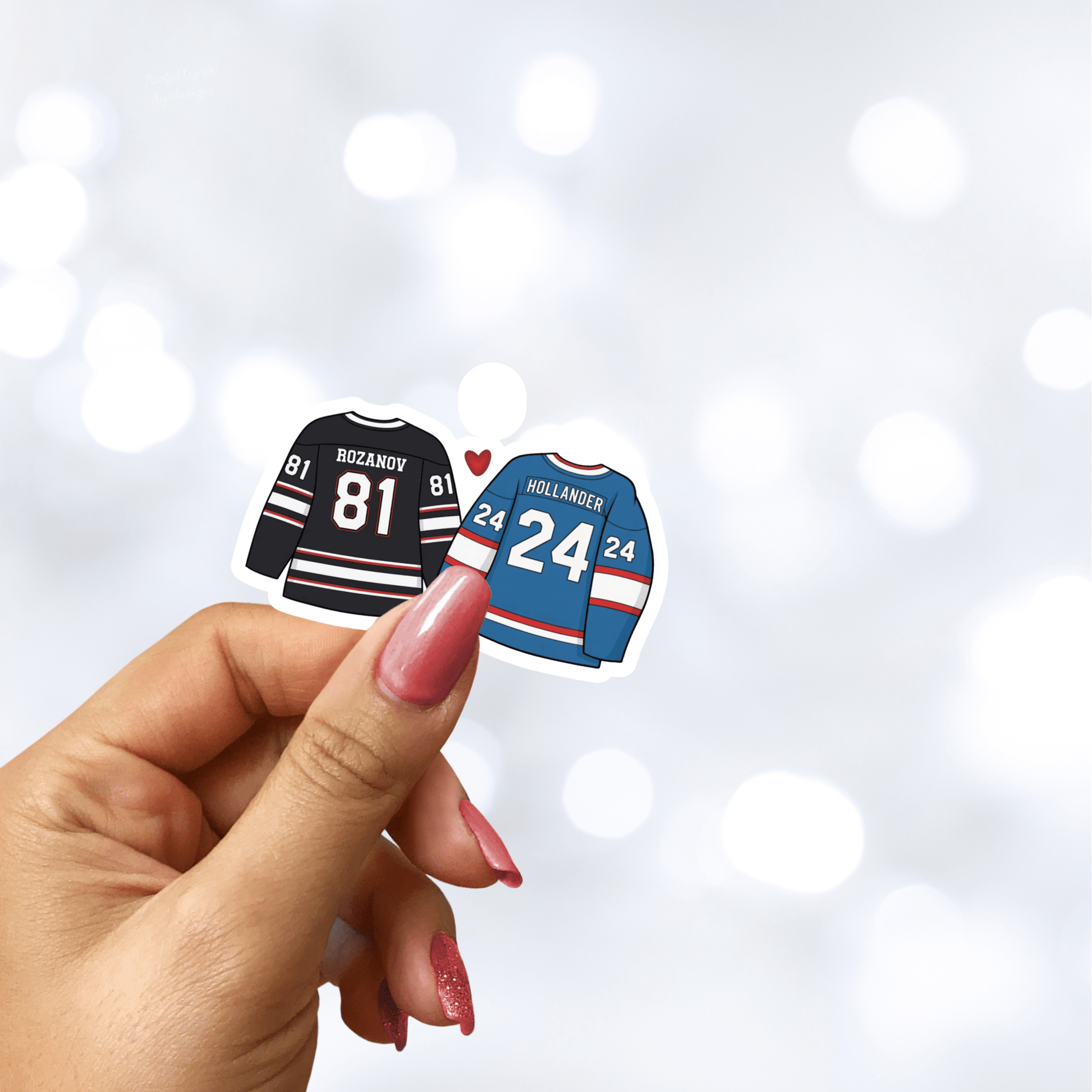 Hockey Romance Heated Rivals Inspired Matte Sticker - Awfullynerdy.co