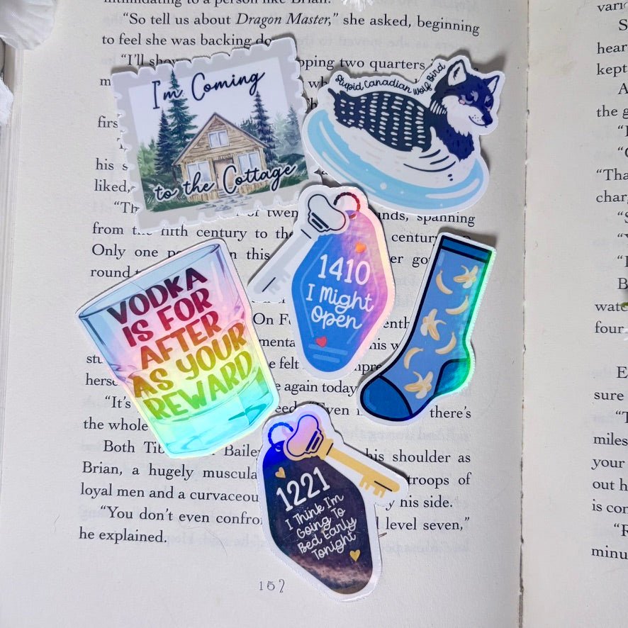 Hockey Romance Heated Rivals Inspired Sticker Bundle Sticker - Awfullynerdy.co
