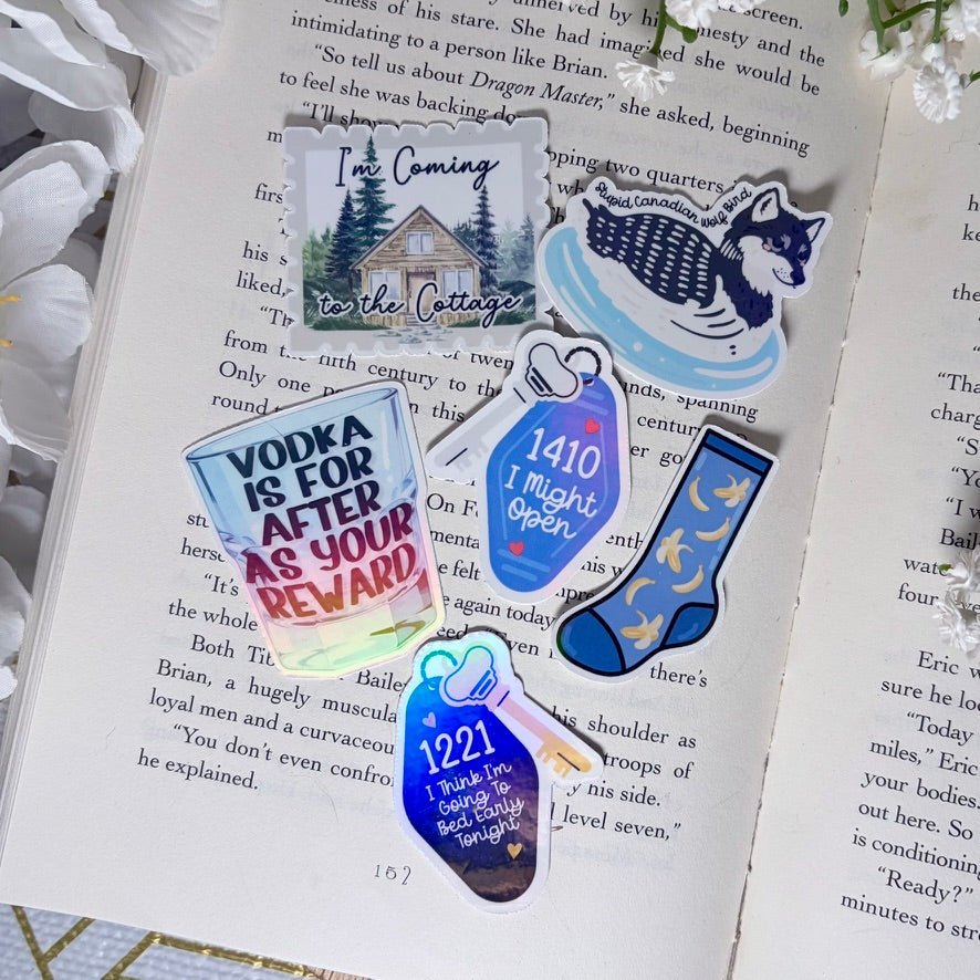 Hockey Romance Heated Rivals Inspired Sticker Bundle Sticker - Awfullynerdy.co