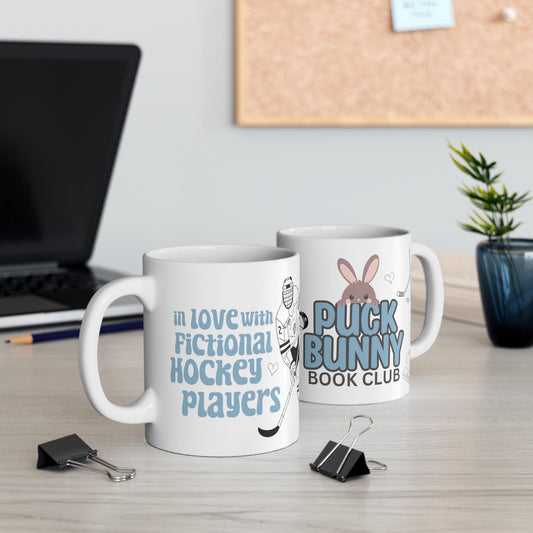 Hockey Romance Puck Bunny Book Club Mug 11oz - Awfullynerdy.co