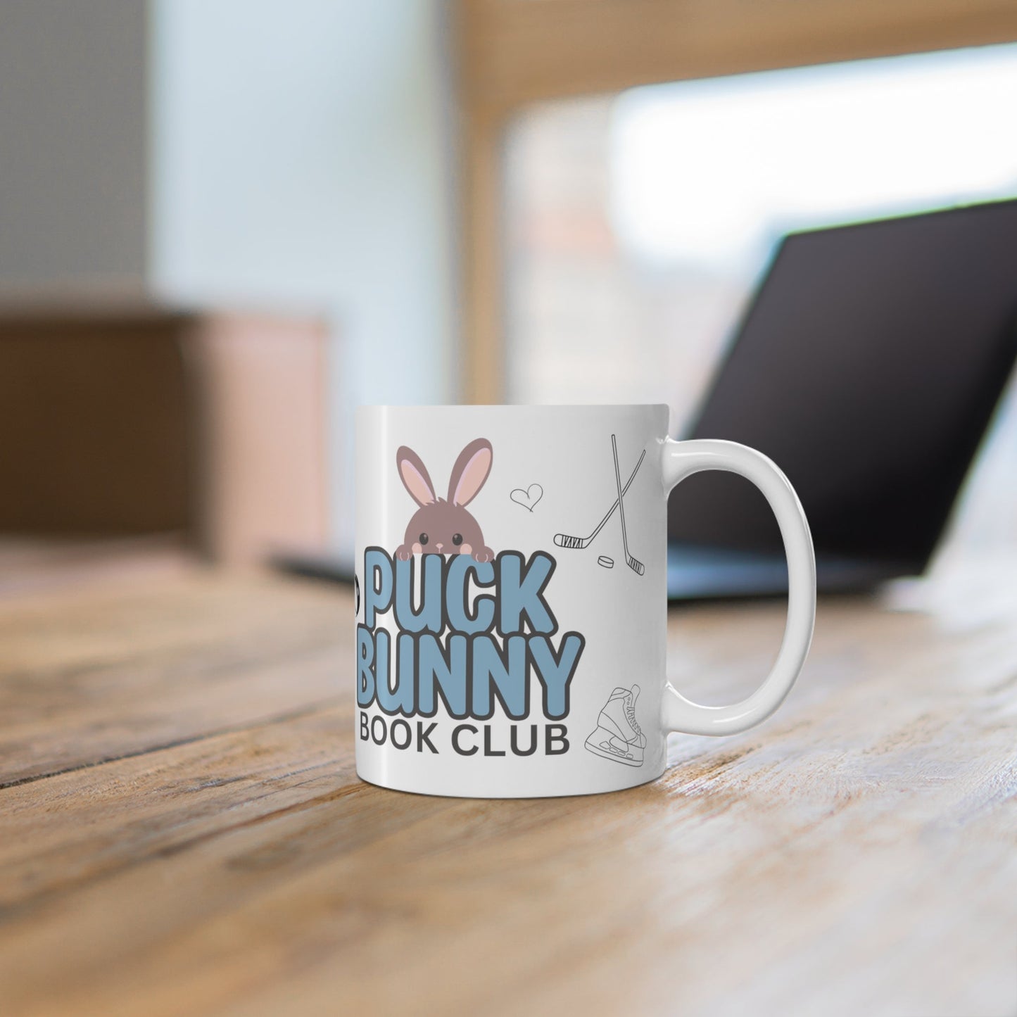 Hockey Romance Puck Bunny Book Club Mug 11oz - Awfullynerdy.co