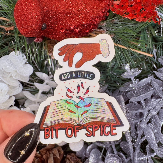 Holiday Inspired Bit of Spice Crushed Glitter Sticker - Awfullynerdy.co