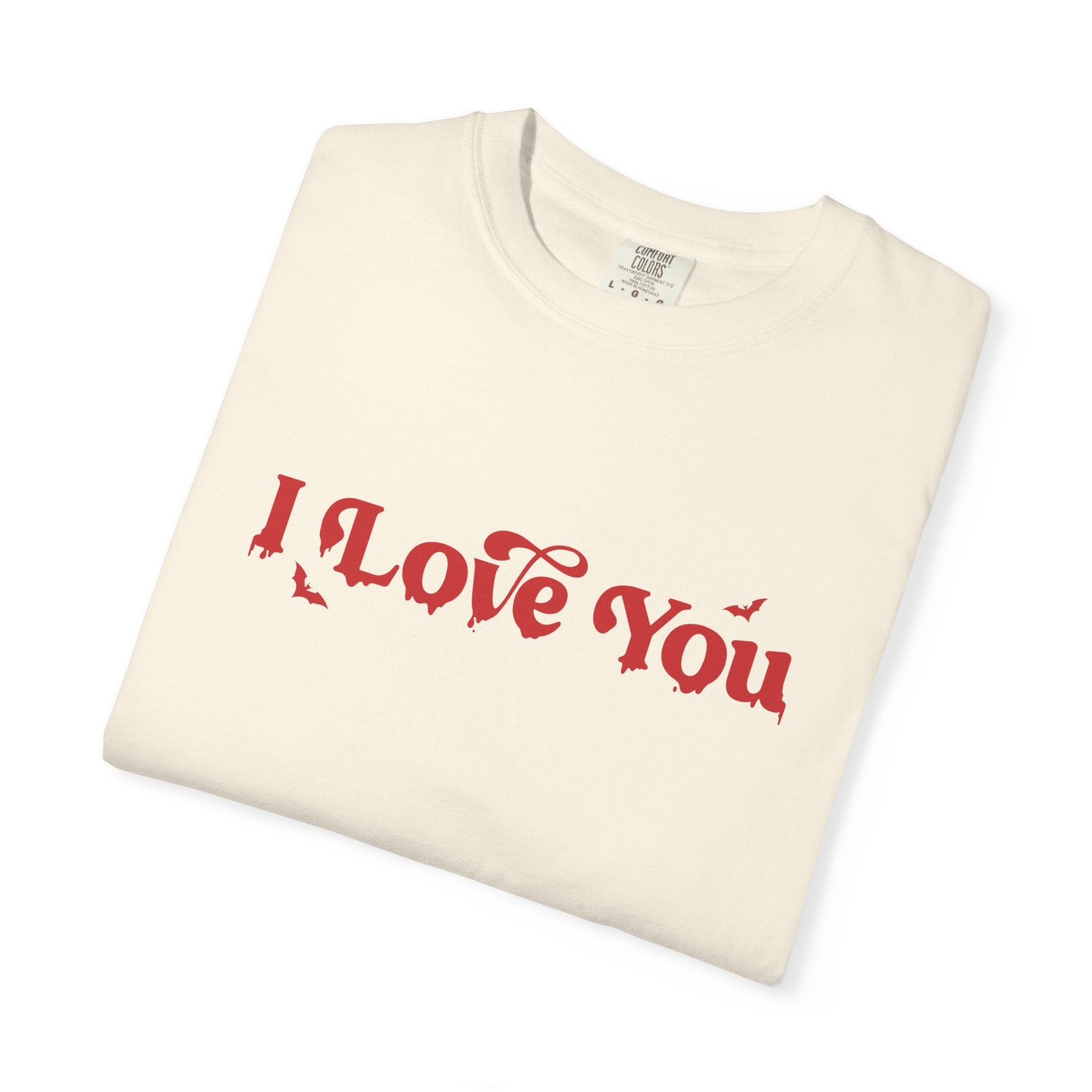 Horror Movie Lines Unisex T-shirt - I Love You Design - Awfullynerdy.co