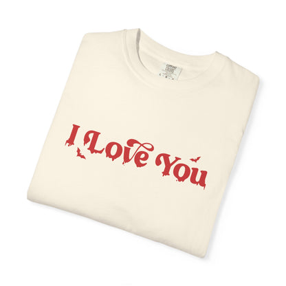 Horror Movie Lines Unisex T-shirt - I Love You Design - Awfullynerdy.co