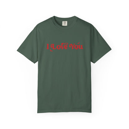 Horror Movie Lines Unisex T-shirt - I Love You Design - Awfullynerdy.co