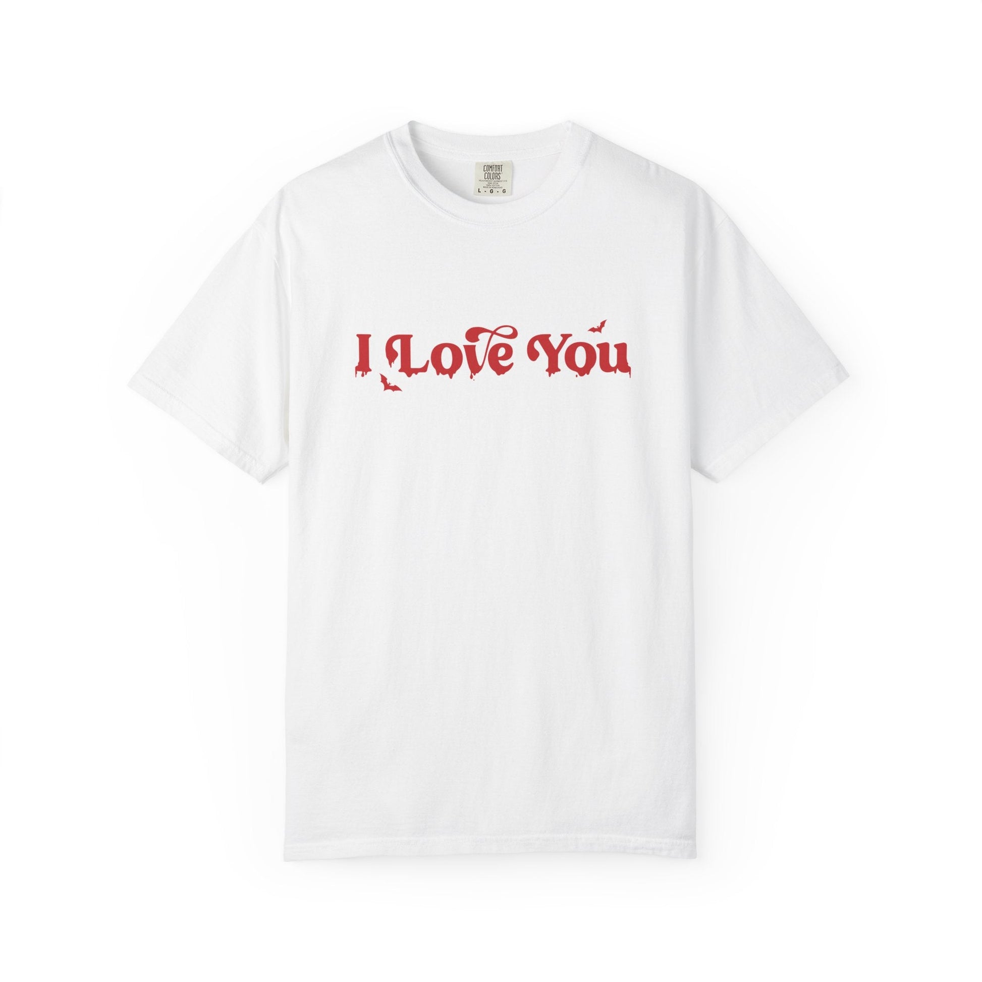 Horror Movie Lines Unisex T-shirt - I Love You Design - Awfullynerdy.co