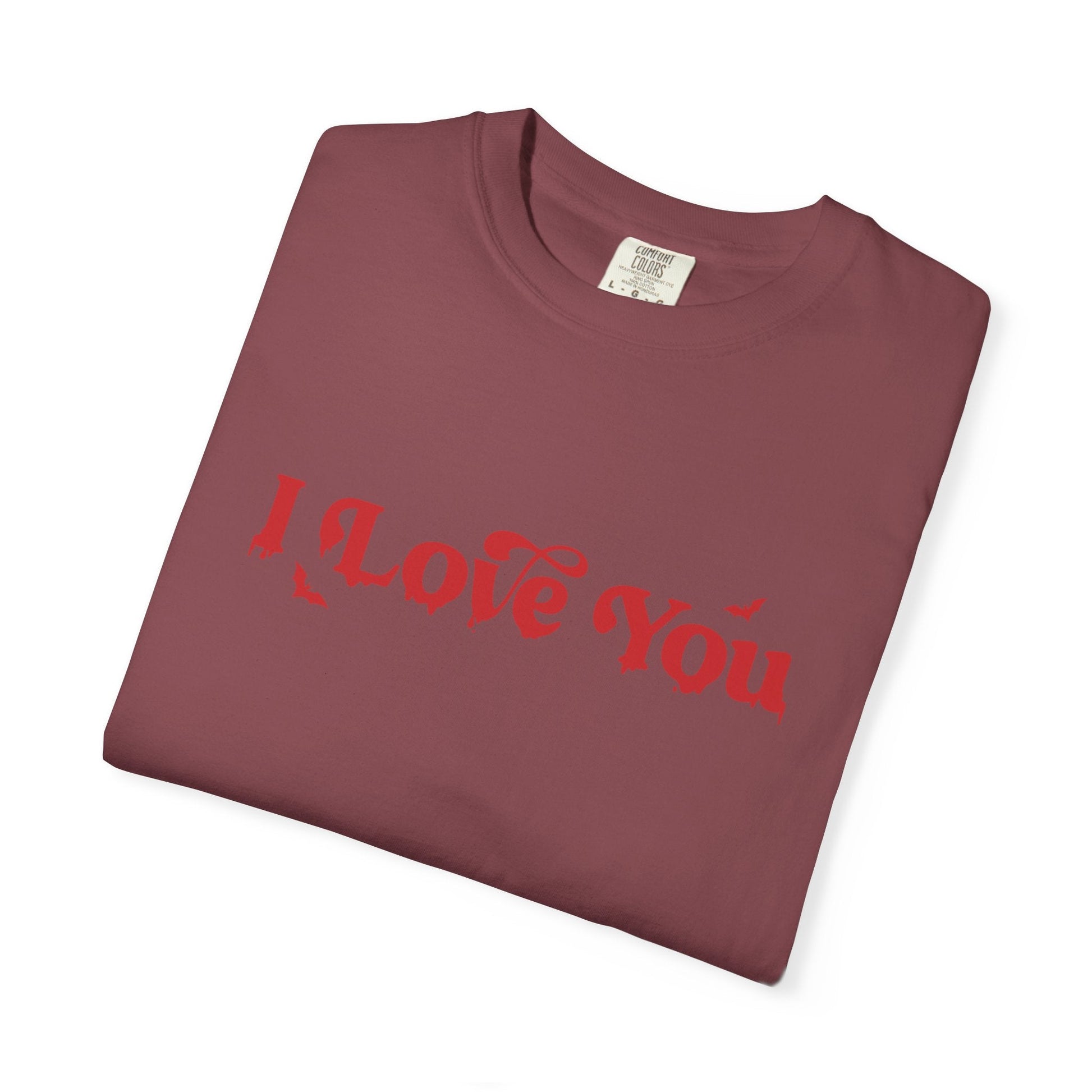 Horror Movie Lines Unisex T-shirt - I Love You Design - Awfullynerdy.co