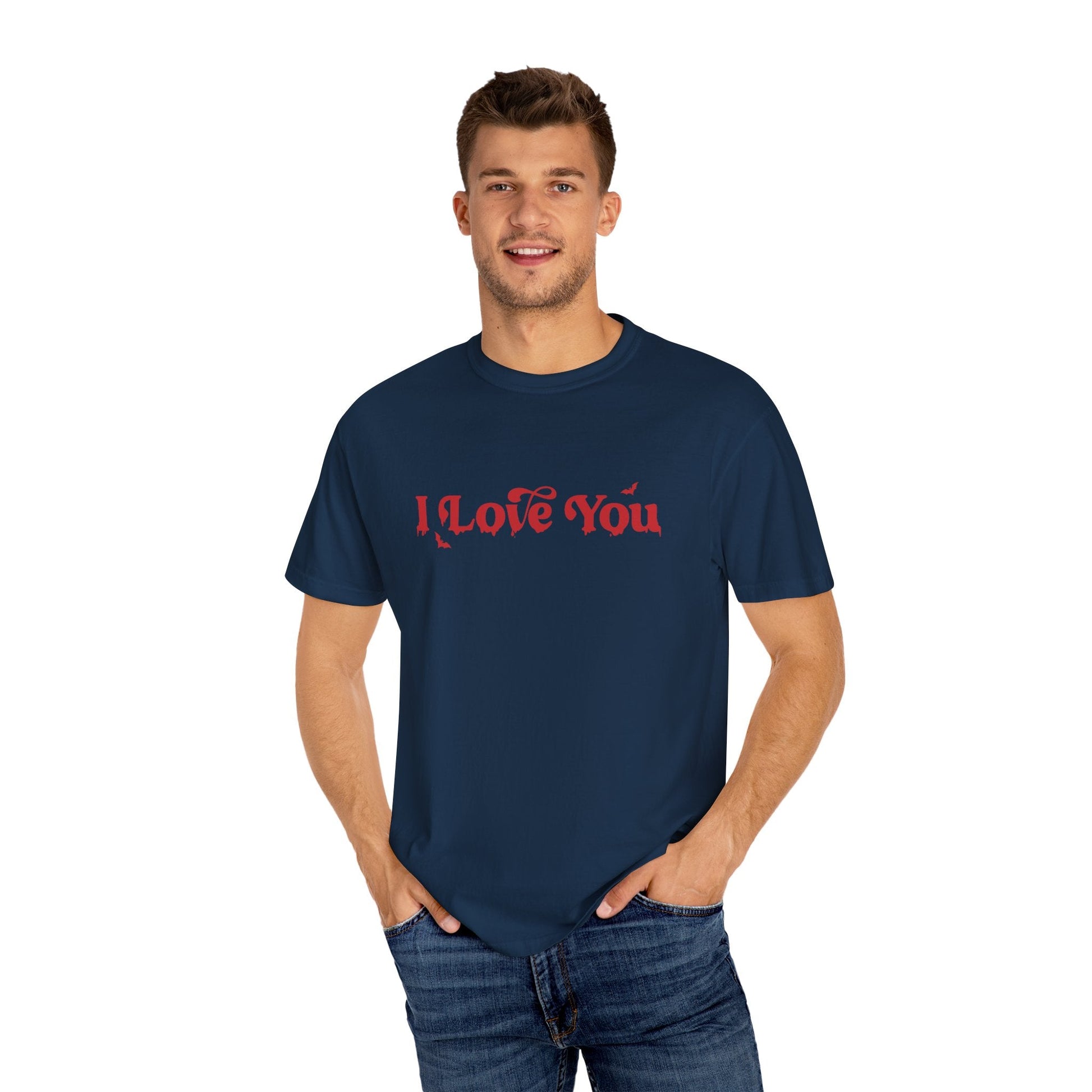 Horror Movie Lines Unisex T-shirt - I Love You Design - Awfullynerdy.co