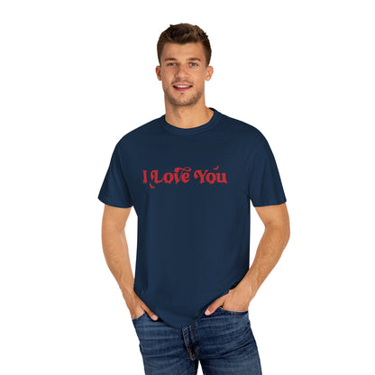 Horror Movie Lines Unisex T-shirt - I Love You Design - Awfullynerdy.co