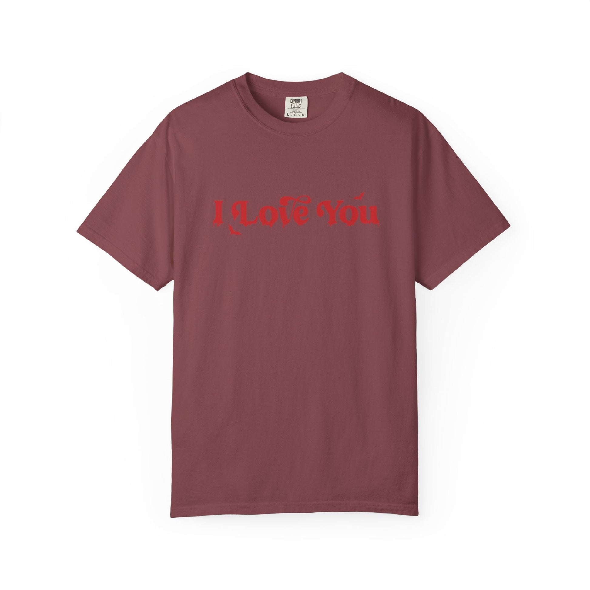 Horror Movie Lines Unisex T-shirt - I Love You Design - Awfullynerdy.co